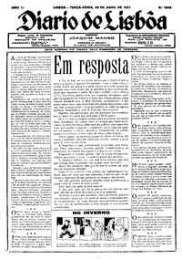 Terça, 26 de Abril de 1927