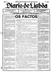 Quarta, 20 de Julho de 1927