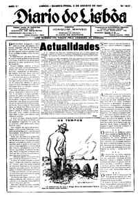 Quarta,  3 de Agosto de 1927