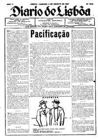 Sábado,  6 de Agosto de 1927