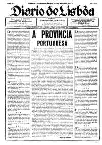 Segunda,  8 de Agosto de 1927