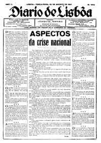 Terça, 23 de Agosto de 1927