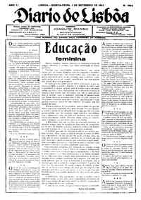 Quinta,  1 de Setembro de 1927