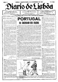 Quinta,  8 de Setembro de 1927