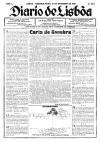 Segunda, 12 de Setembro de 1927