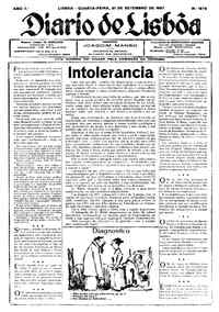 Quarta, 21 de Setembro de 1927