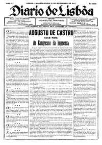 Quarta,  2 de Novembro de 1927