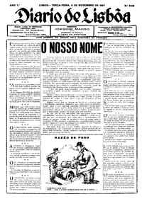 Terça,  8 de Novembro de 1927