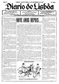 Sexta, 11 de Novembro de 1927