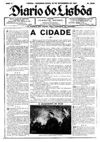 Segunda, 21 de Novembro de 1927