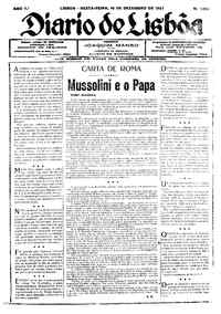 Sexta, 16 de Dezembro de 1927