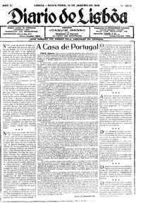 Sexta, 13 de Janeiro de 1928