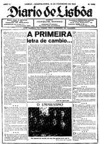 Quarta, 15 de Fevereiro de 1928