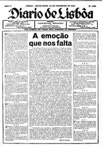 Sexta, 24 de Fevereiro de 1928