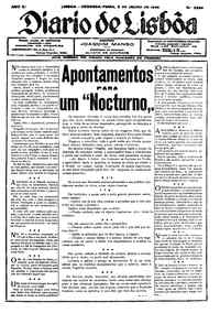 Segunda,  9 de Julho de 1928 (1ª edição)