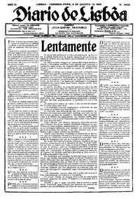 Segunda,  6 de Agosto de 1928 (1ª edição)