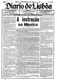 Sexta, 10 de Agosto de 1928 (1ª edição)