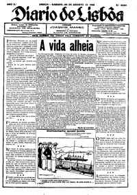 Sábado, 25 de Agosto de 1928 (1ª edição)