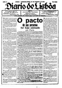 Segunda, 27 de Agosto de 1928 (1ª edição)