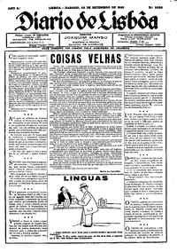 Sábado, 22 de Setembro de 1928 (1ª edição)