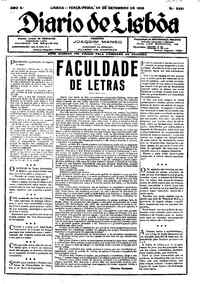 Terça, 25 de Setembro de 1928 (1ª edição)