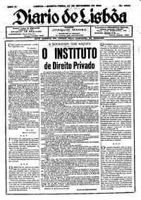 Quinta, 27 de Setembro de 1928