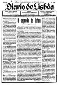 Segunda,  8 de Outubro de 1928 (2ª edição)