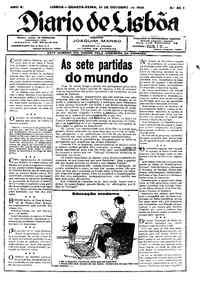 Quarta, 31 de Outubro de 1928