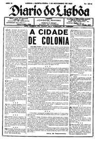 Quinta,  1 de Novembro de 1928