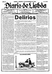 Sábado,  3 de Novembro de 1928