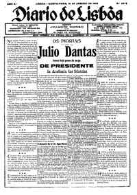 Quinta, 10 de Janeiro de 1929