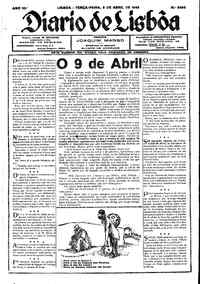 Terça,  9 de Abril de 1929