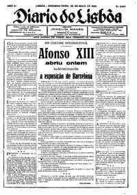 Segunda, 20 de Maio de 1929