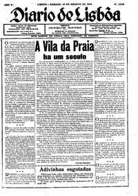 Sábado, 10 de Agosto de 1929 (2ª edição)