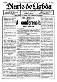 Sábado, 17 de Agosto de 1929 (2ª edição)