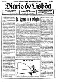 Segunda, 26 de Agosto de 1929 (1ª edição)