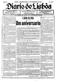 Quarta,  4 de Setembro de 1929 (1ª edição)