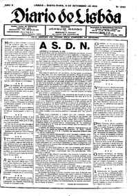 Sexta,  6 de Setembro de 1929 (1ª edição)