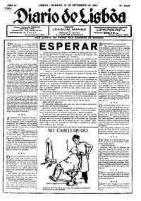 Sábado, 14 de Setembro de 1929