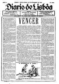 Sexta, 20 de Setembro de 1929 (2ª edição)