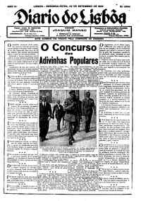 Segunda, 23 de Setembro de 1929 (2ª edição)