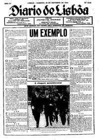 Sábado, 19 de Outubro de 1929 (2ª edição)