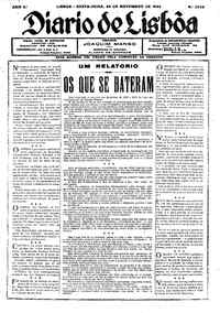 Sexta, 22 de Novembro de 1929