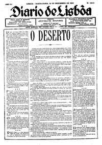 Sexta, 13 de Dezembro de 1929