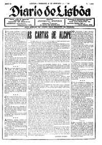 Sábado,  4 de Janeiro de 1930 (1ª edição)