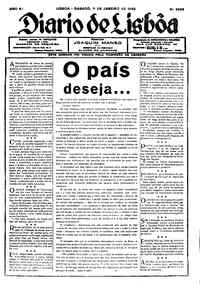 Sábado, 11 de Janeiro de 1930