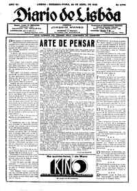 Segunda, 28 de Abril de 1930