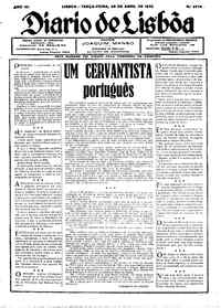 Terça, 29 de Abril de 1930