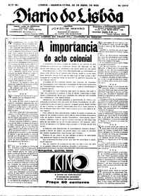 Quarta, 30 de Abril de 1930