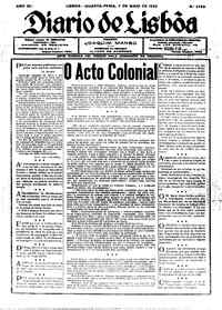 Quarta,  7 de Maio de 1930